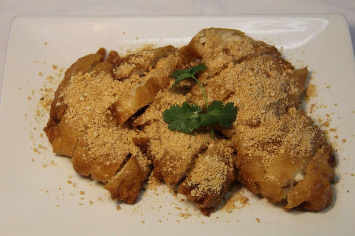 36. Breaded Almond Chicken