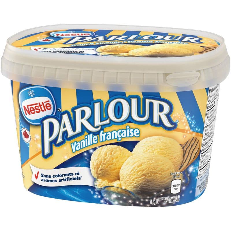 Parlour Creme Glacee Vanille Francaise 1.5L / Parlour Vanilla Ice Cream 1.5L