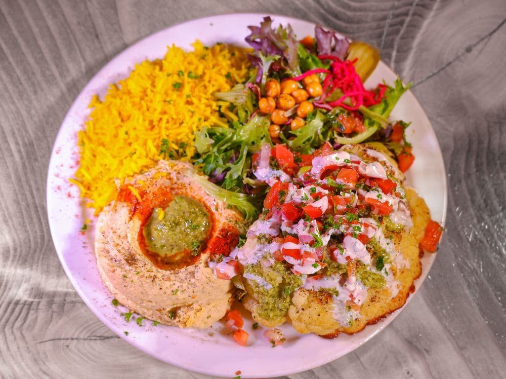 Cauliflower of Life Rice Platter