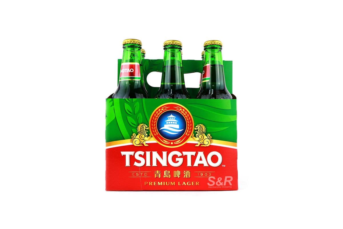 Tsingtao (6 Bottles) (6 x 330 ml bottles)
