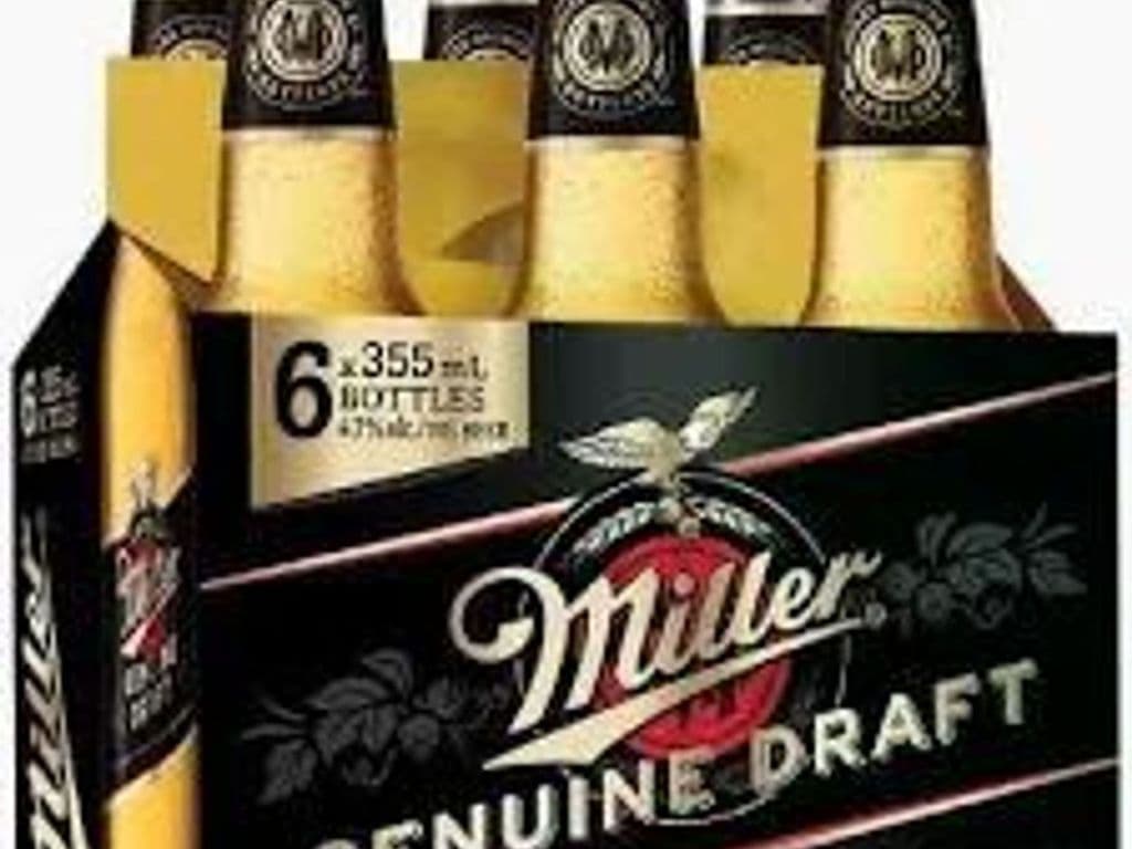 Miller Genuine Draft Bottle, 6 x 355ml