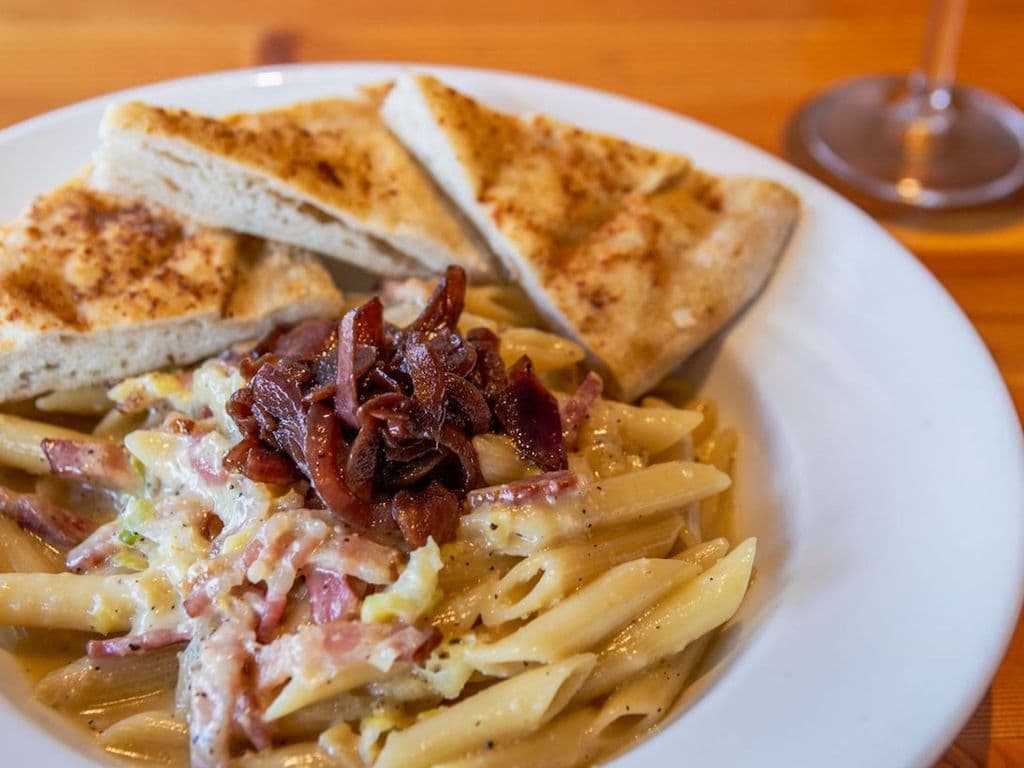 Maple Bacon & Three Cheese Penne Pasta