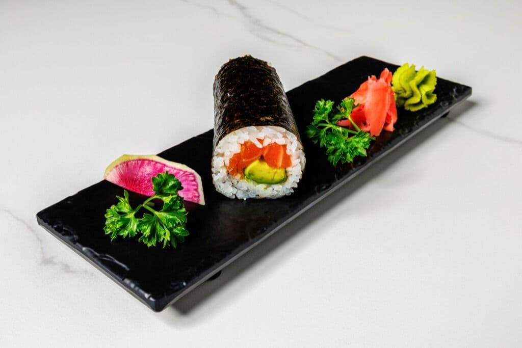 Salmon Avocado Jumbo Hand Roll