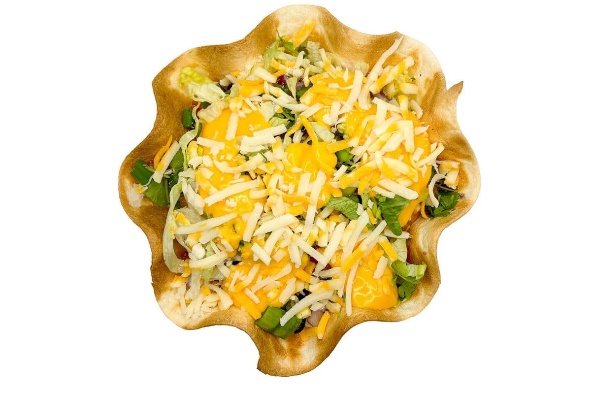 Ooey Gooey Cheesy Taco Salad