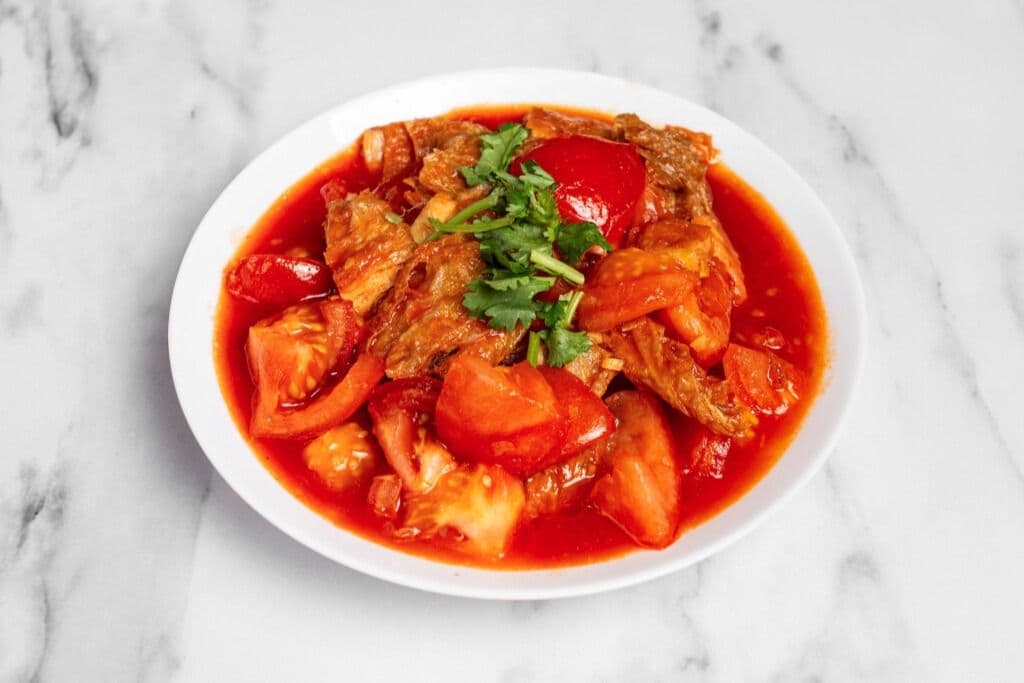 D1. Bean Curd Layers with Fresh Tomato