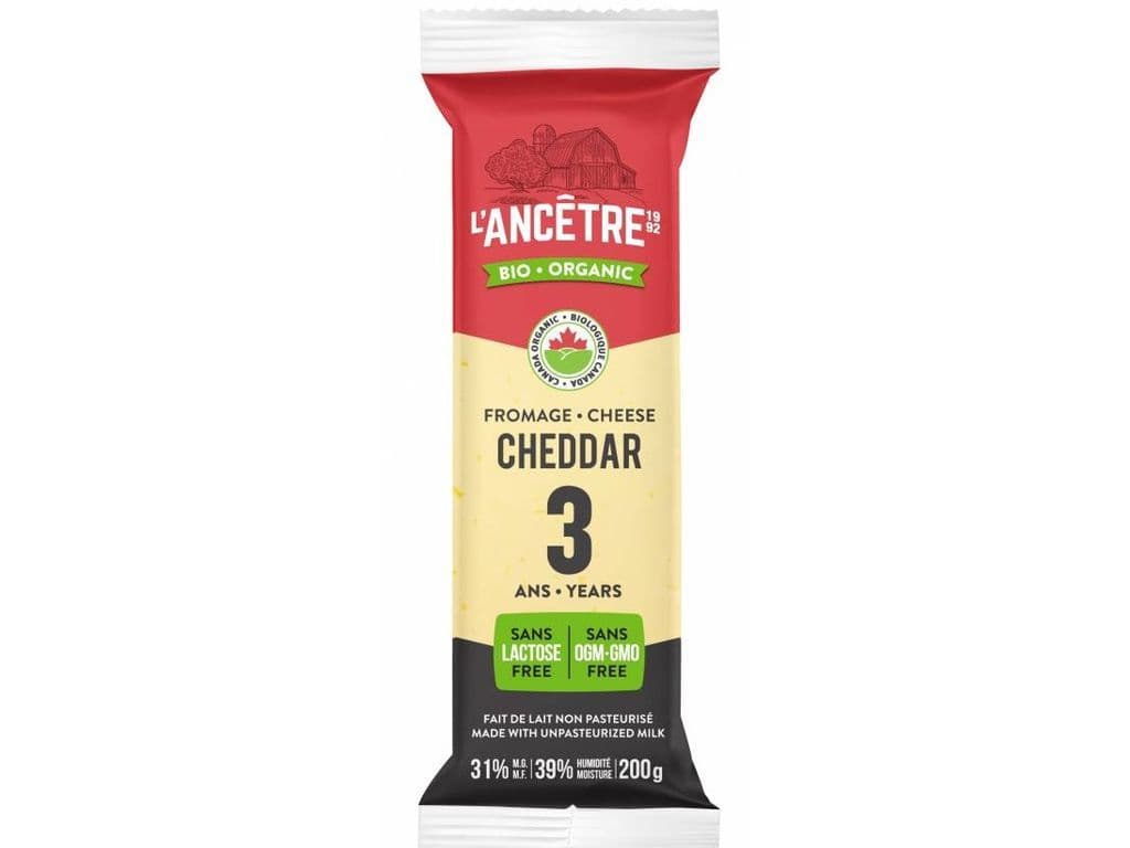L'ANCETRE CHEDDAR CHEESE 3 YEARS 200G