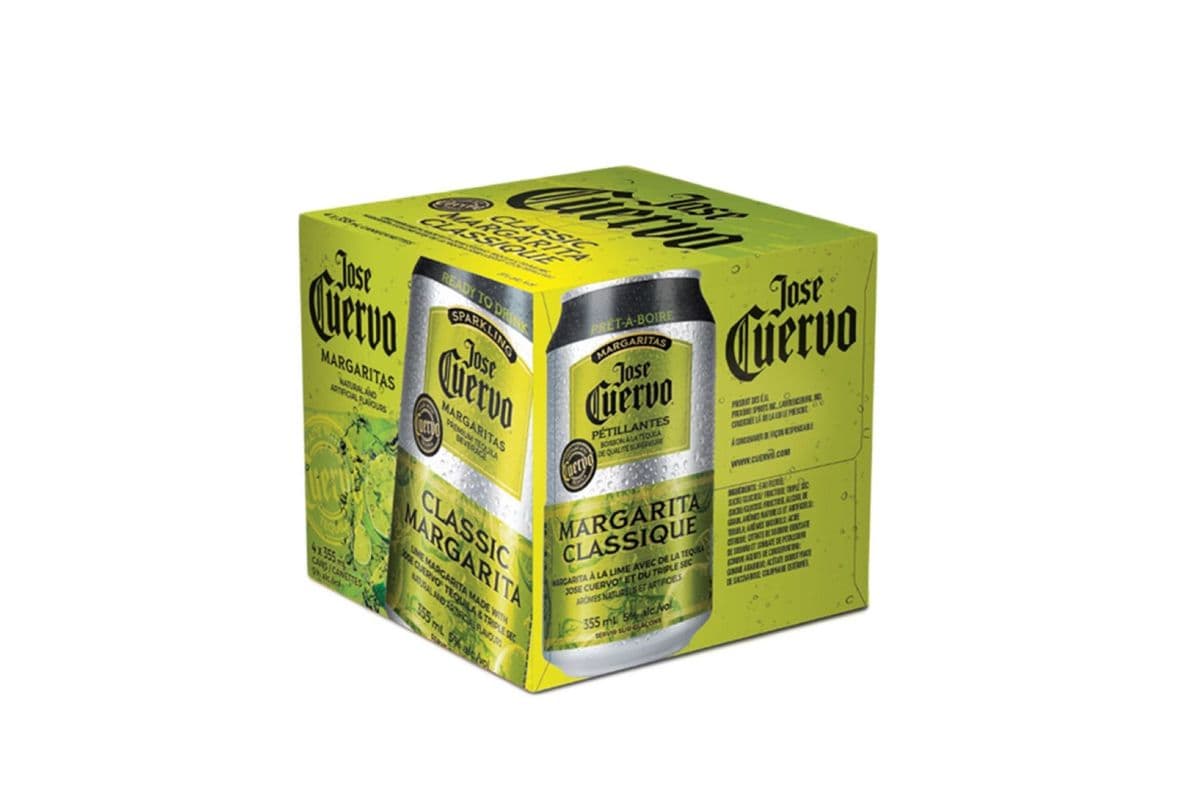 Jose Cuervo Lime Margarita Cooler (4 x 355ml Cans)