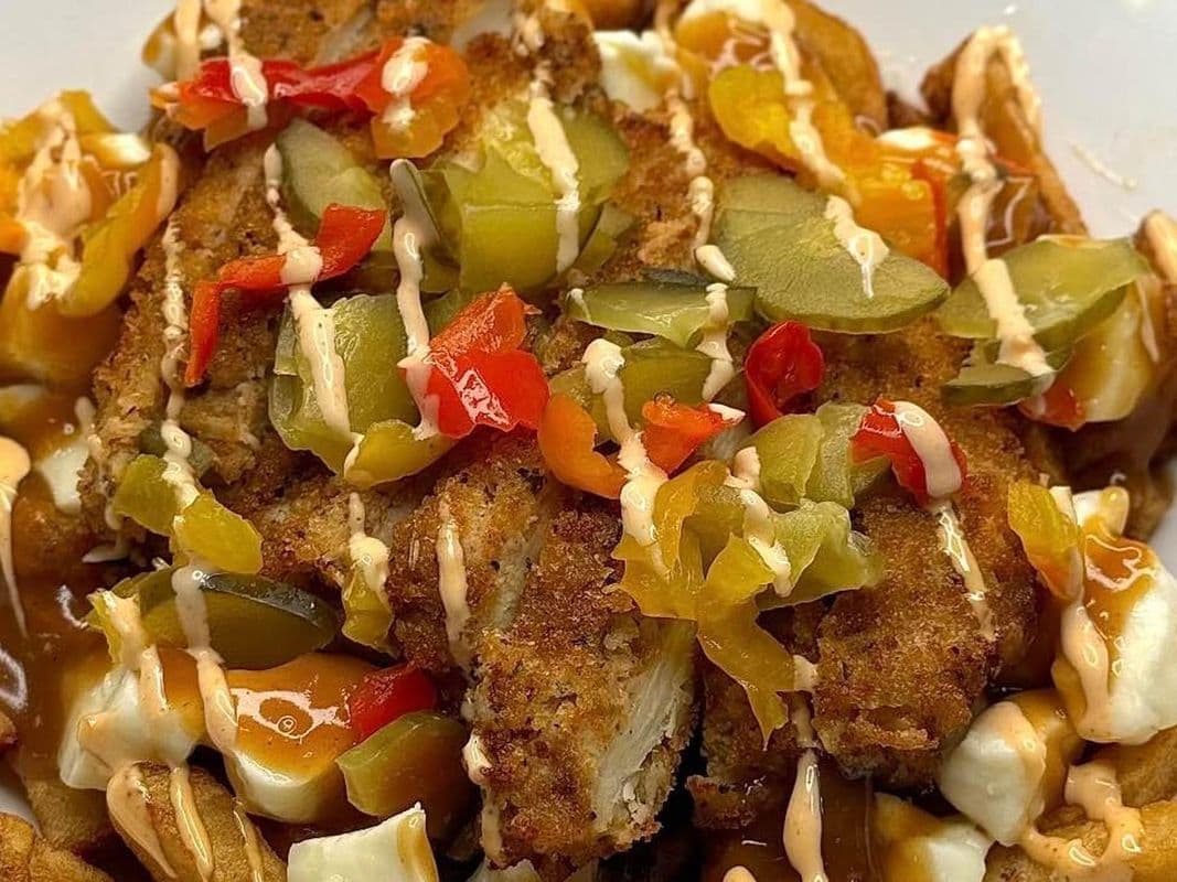 Poutine Poulet Croustillant Buffalo