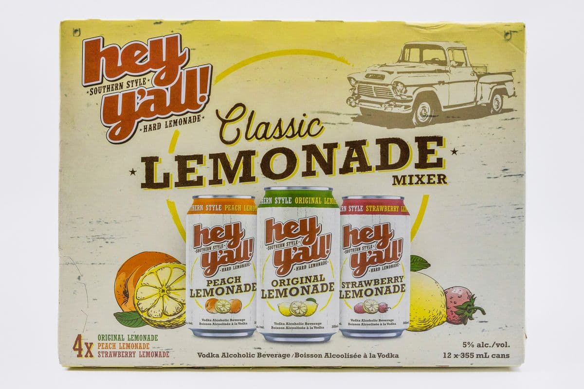 HEY Y'ALL LEMONADE 12X355ML MIXER PACK (12 x 355ML)