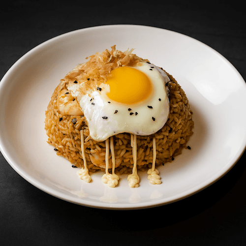 Classic Japanese Style Egg Fried Rice / 日式經典蝦仁蛋炒飯