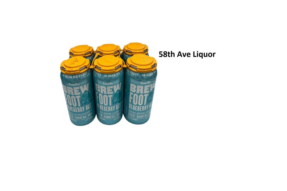 BREWSTERS BREWFOOT BLUEBERRY ALE 6 CANS (1 x 6x355ML)