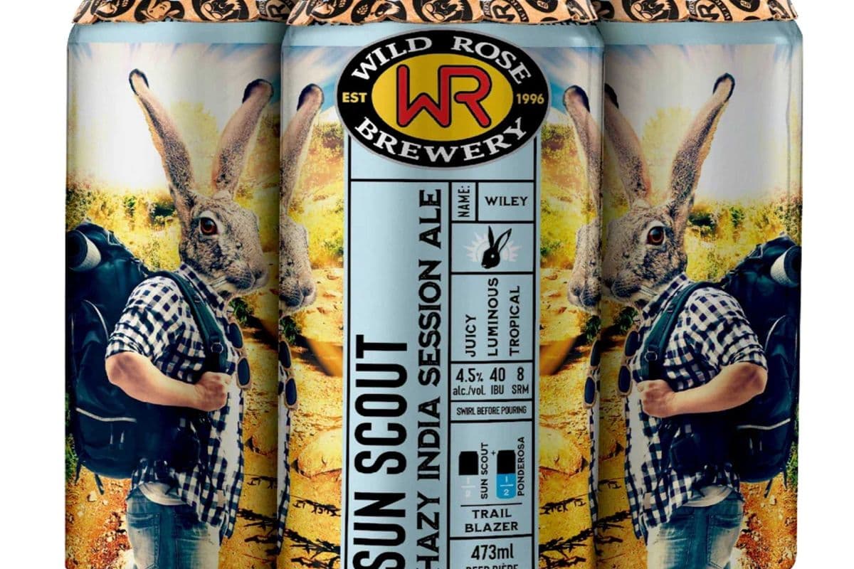 WILD ROSE SUN SCOUT IPA 4*473ML (1 x 473ML)