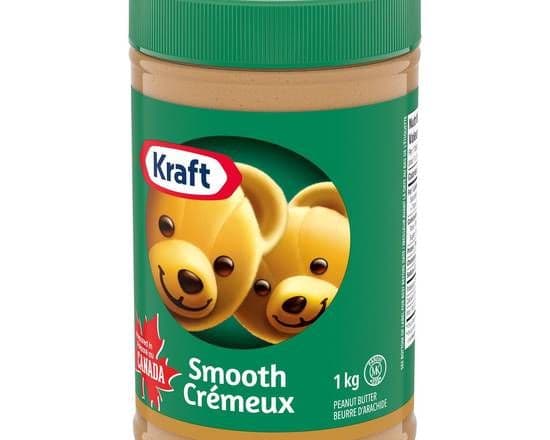 Kraft Beurre D'Arachide Cremeux 1kg / Kraft Smooth Peanut Butter 1kg 