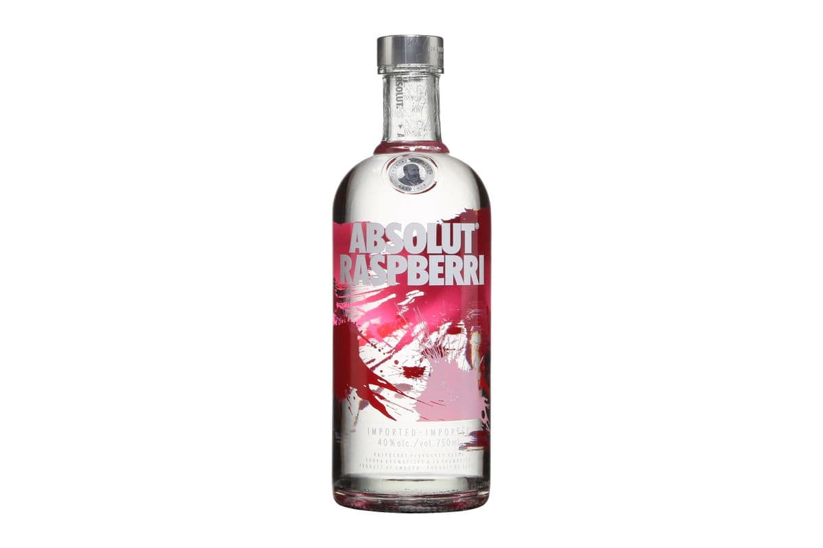 Absolut Raspberry Vodka (750 ml Bottle) (1 x 750ML)