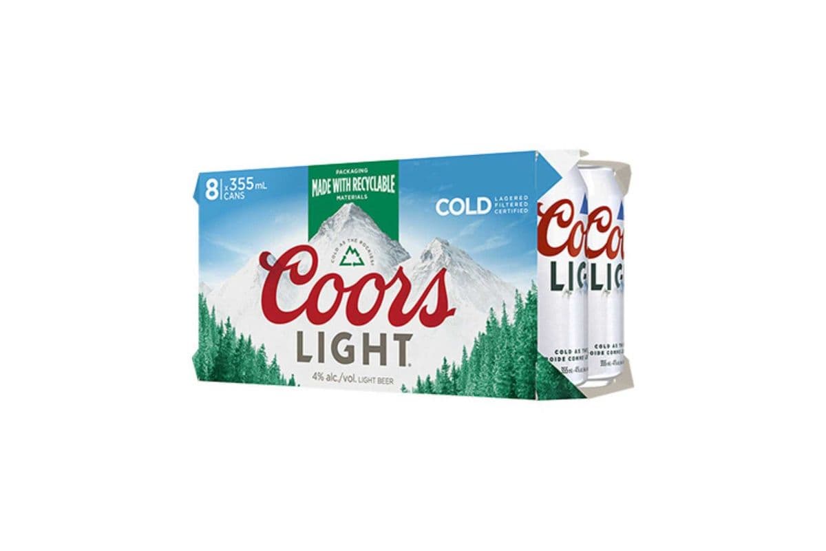 Coors Light (8 x 355 ml Cans)