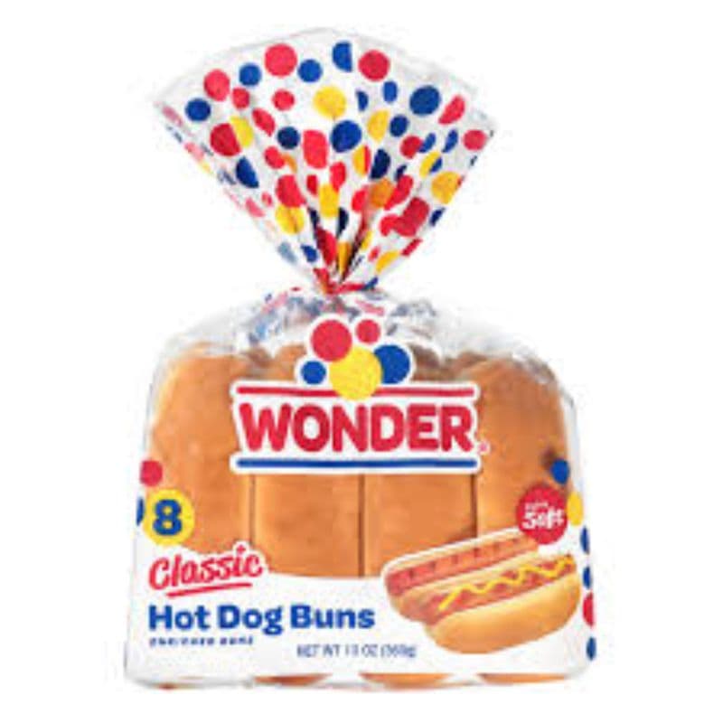Wonder Hotdog 8 Buns