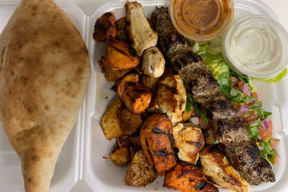 Mixed BBQ plate