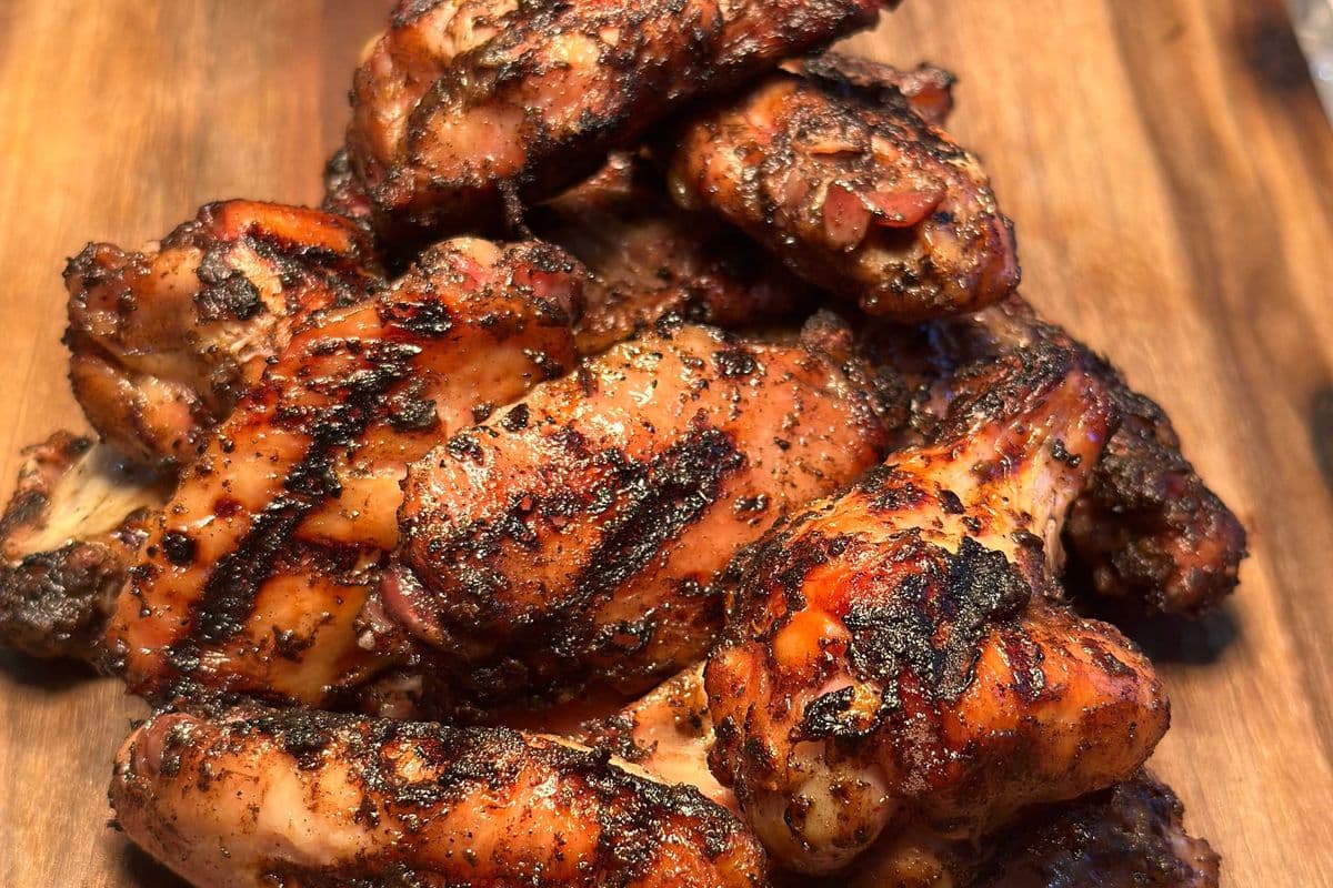 Jerk Chicken (Smoked Chicken is Pink)