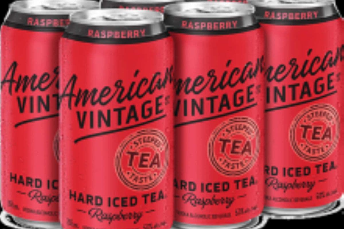 American Vintage Raspberry Hard Ice Tea (6 x 355ml)