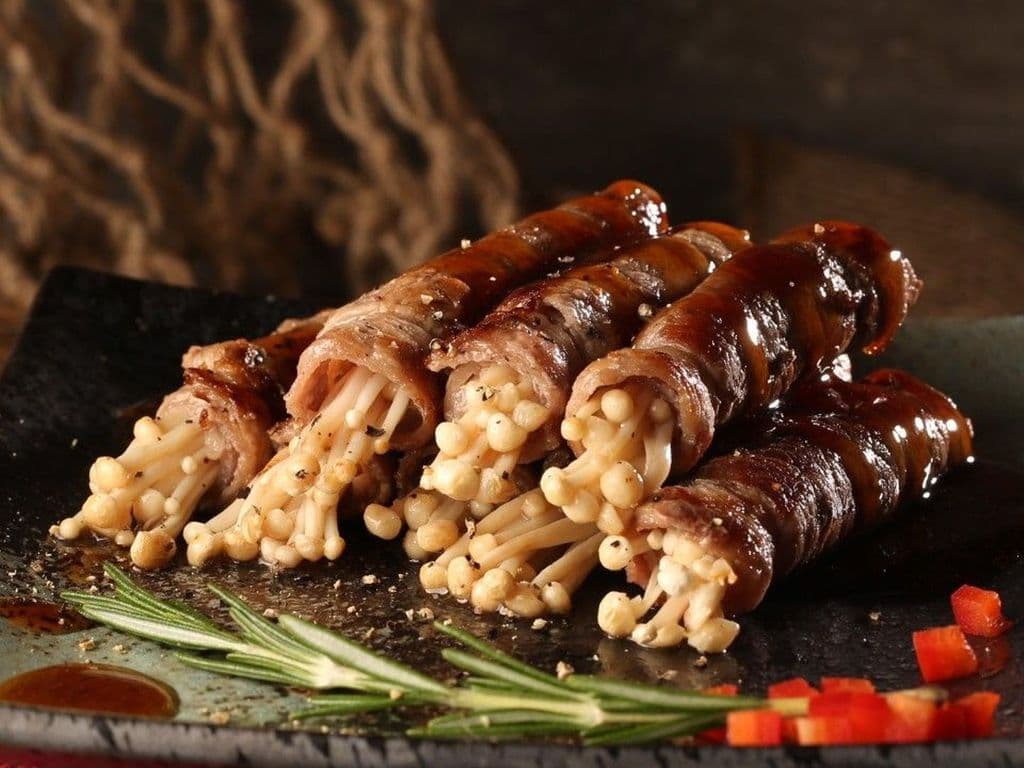 Enoki Beef Roll