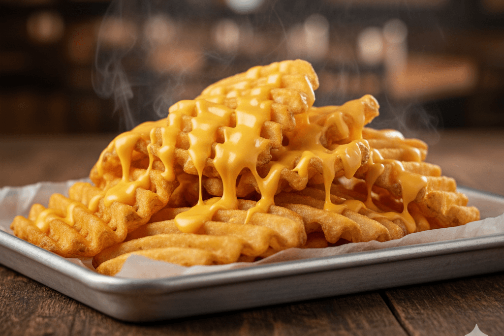 Waffle Cheese Fries