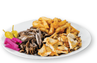 Plat Amir combo Shish Taouk et Shawarma