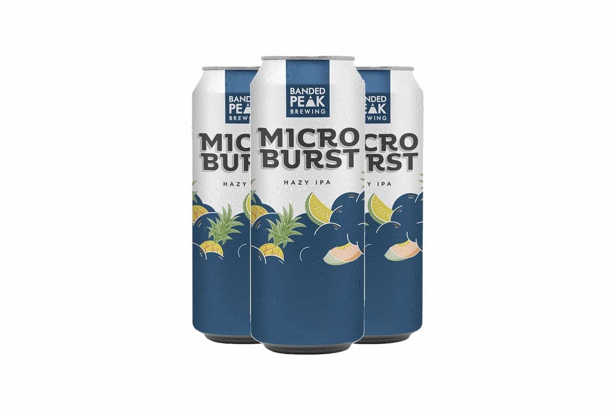 Banded Peak Brewing Microburst Hazy IPA (4 x 473ml)