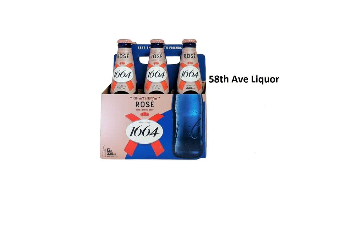 KRONENBOURG 1664 ROSE 6 BOTTLES (1 x 6x330)