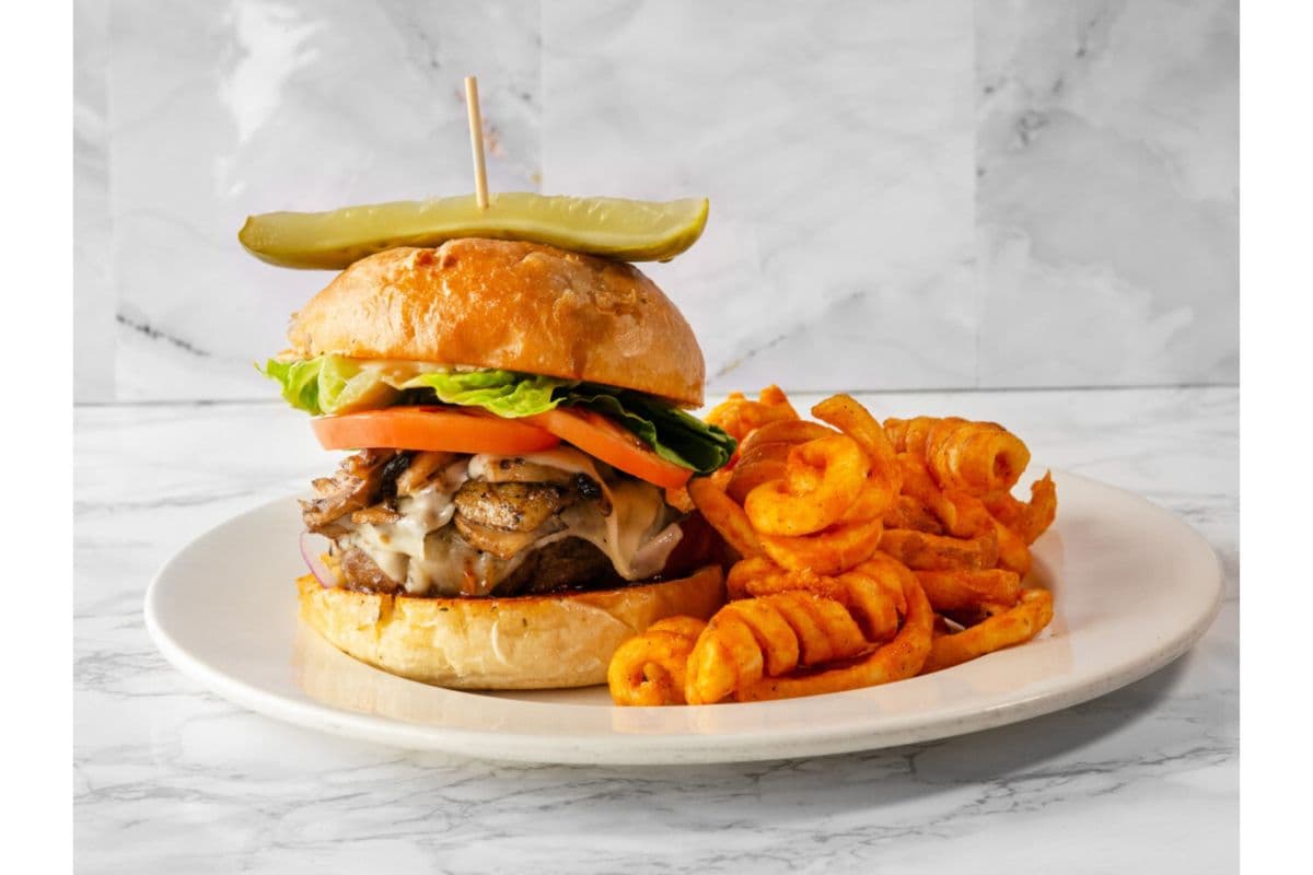 Swiss Mushroom Burger