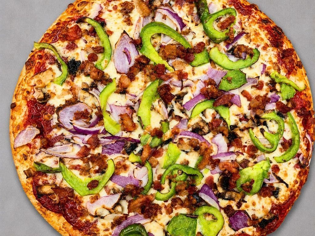 Bison Super Deluxe Pizza