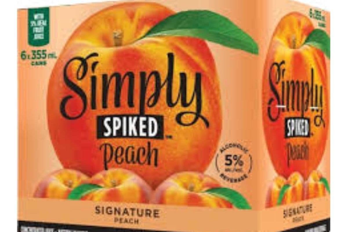 SIMPLY SPIKED PEACH 6*355ML (1 x 355ML)