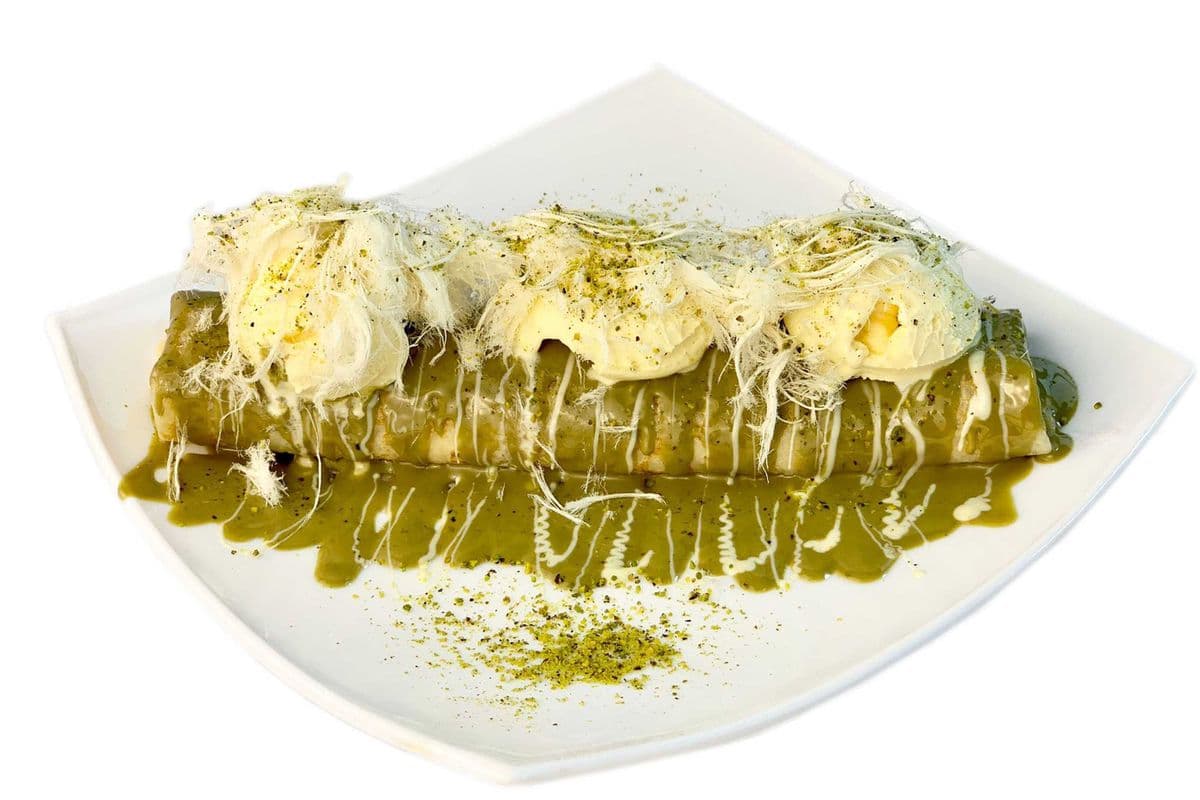 Pistachio Candy Crepe
