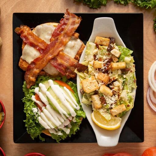 Ranchers Delight Chicken Burger Platter / Plateau de burger au poulet ranchers delight