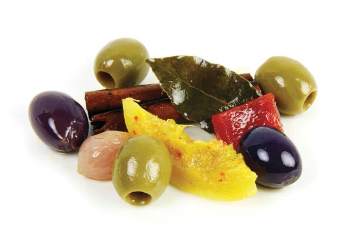 Marinated Olives with Harissa and Lemon