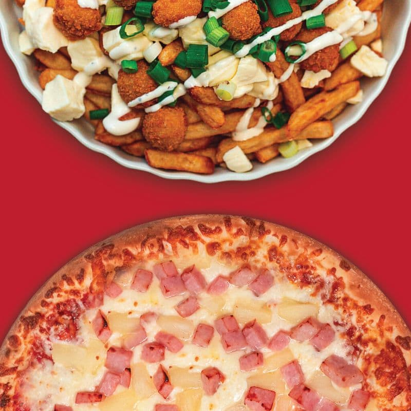 Pizza Large + Poutine / Large Pizza + Poutine