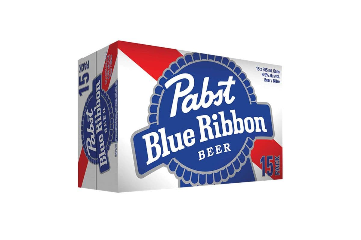 PBR Pabst Blue Ribbon (15 Pack) (1 x 355 ml)