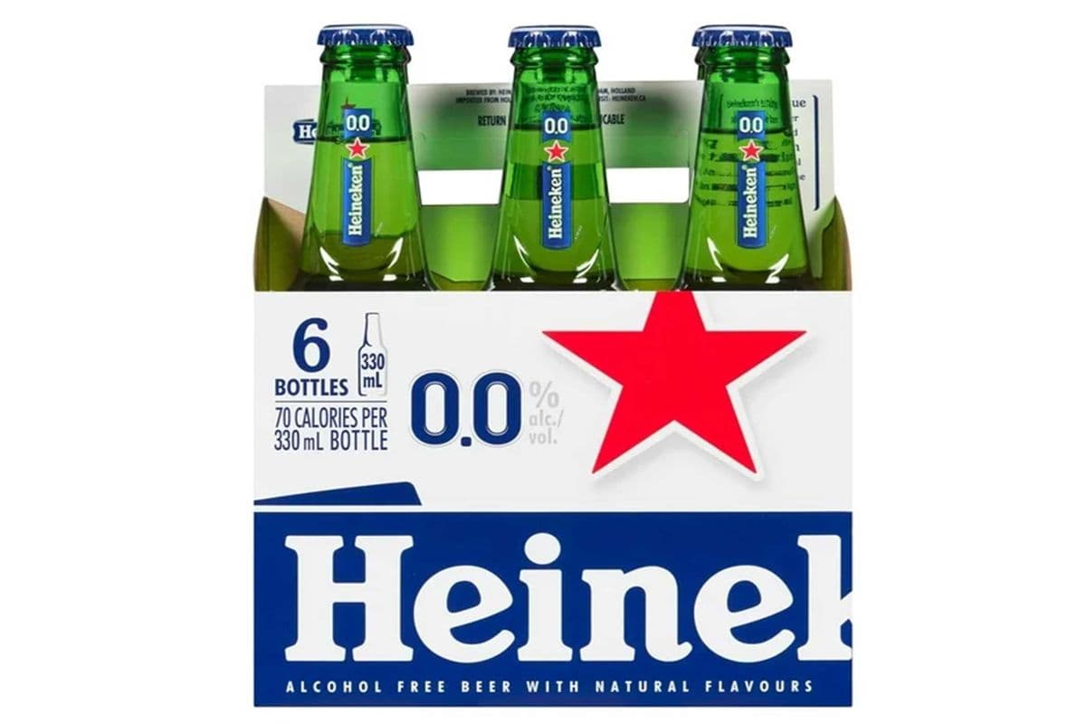 Heineken 0 0.0 6 Bottles (6 x 330ML)