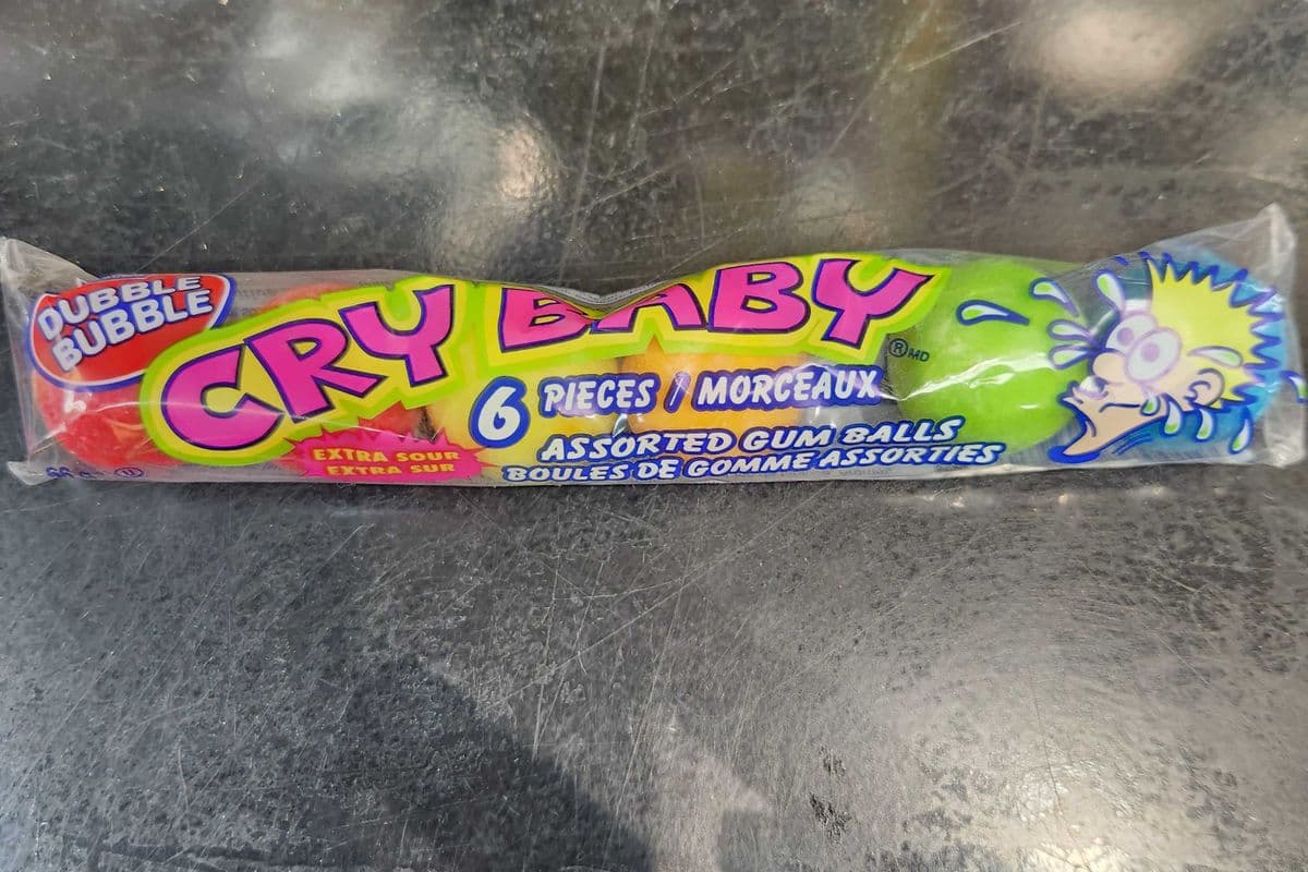 Dubble Chewing Gum (5 mcx / pcs) Extra Sour Cry Baby