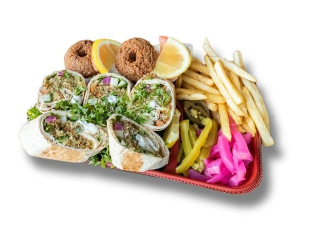 Veg Falafel Saj/Meal
