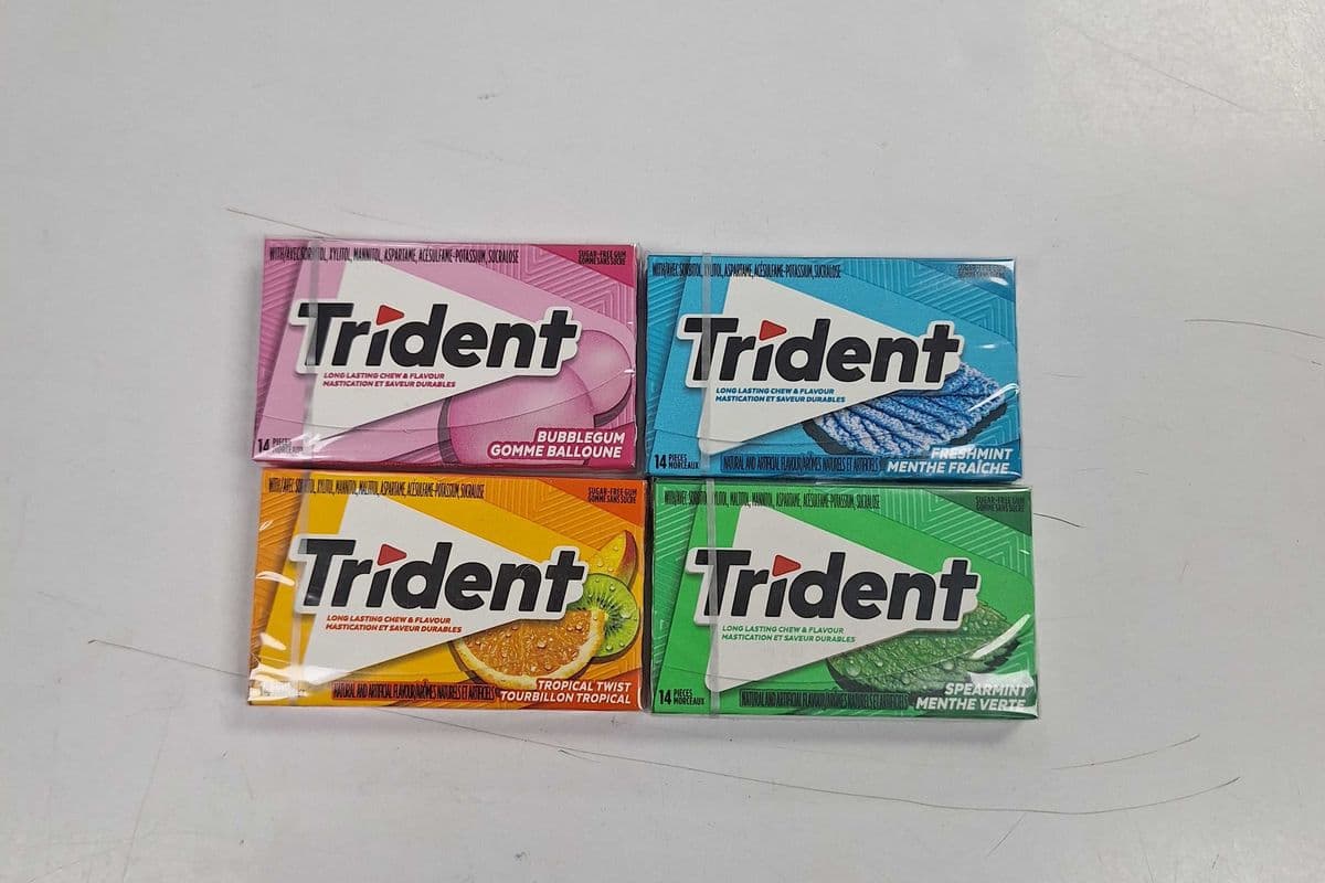 Trident 14 Pieces Gum PKT - $ 2.89