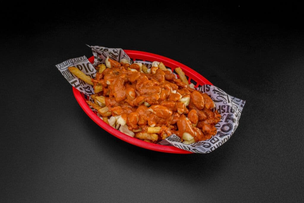 Butter Chicken Poutine (With Chicken)
