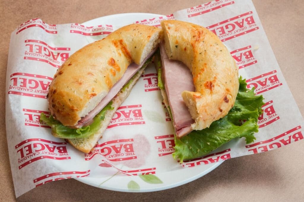 Turkey or Ham or Tuna Bagel