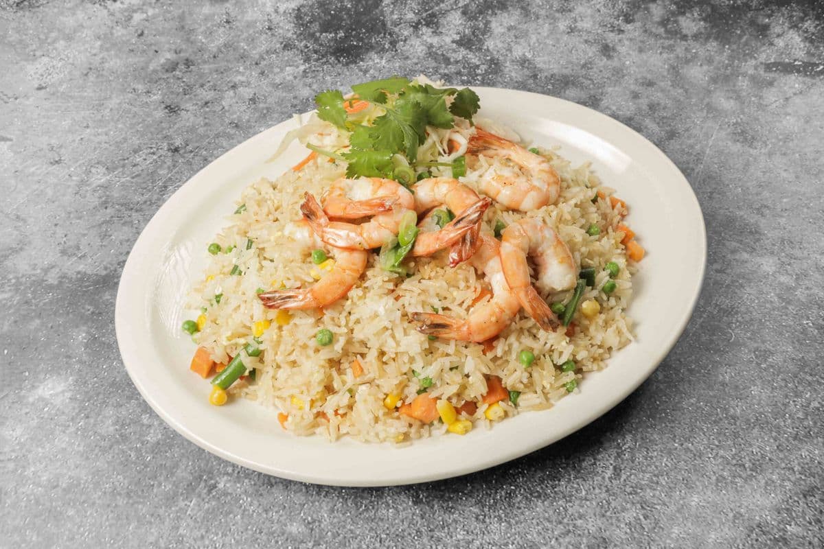 R2. Riz frit aux crevettes