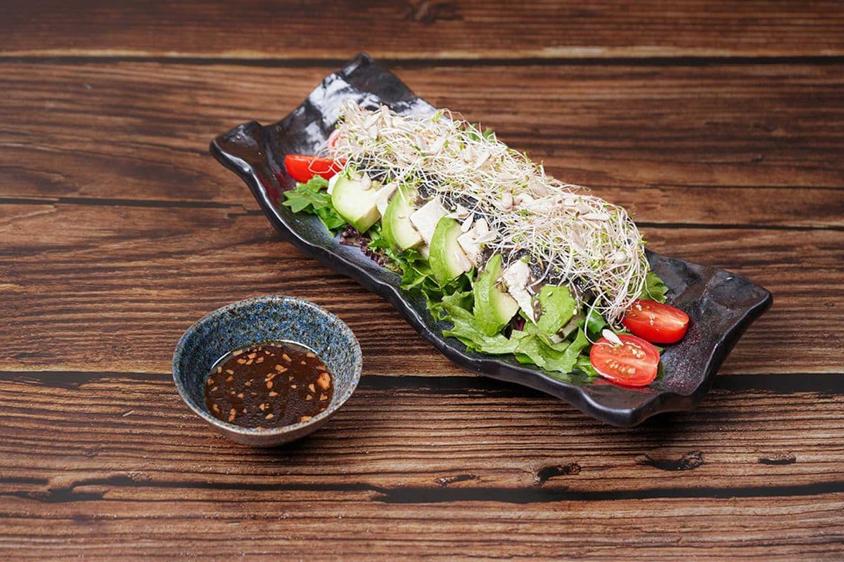 Organic Tofu and Avocado Salad