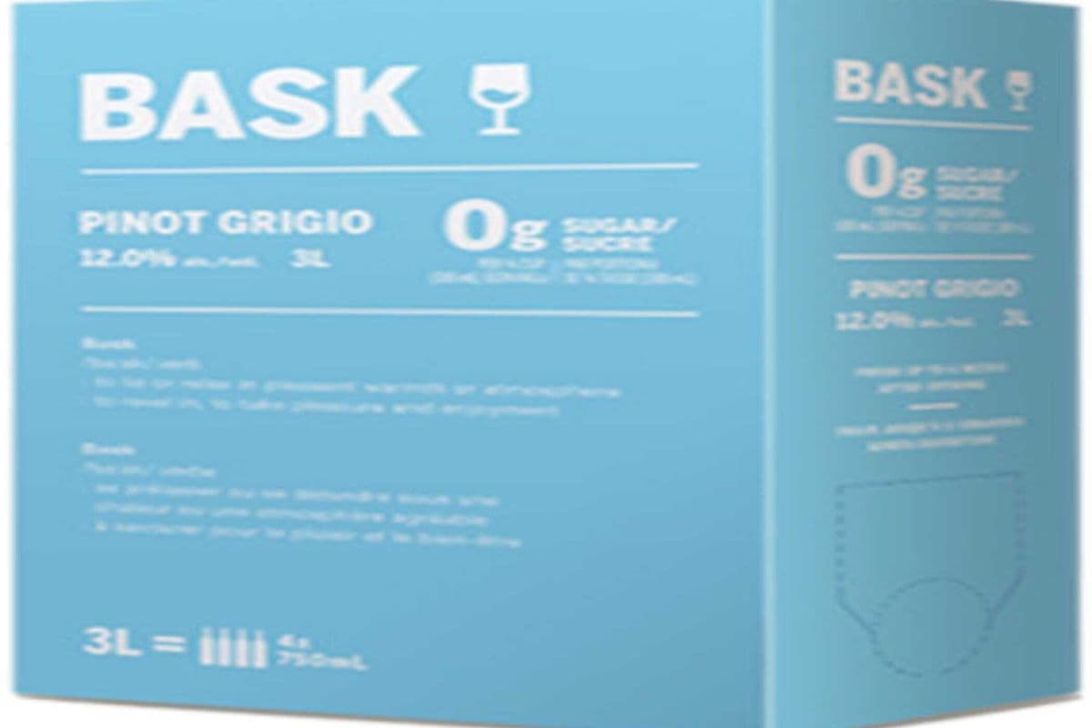 BASK PINOT GRIGIO 3L (LOW IN SUGAR) (1 x 3L)