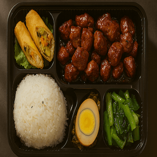 Black Pepper Beef  Bento🌶 / 鐵板黑胡椒牛肉便當🌶
