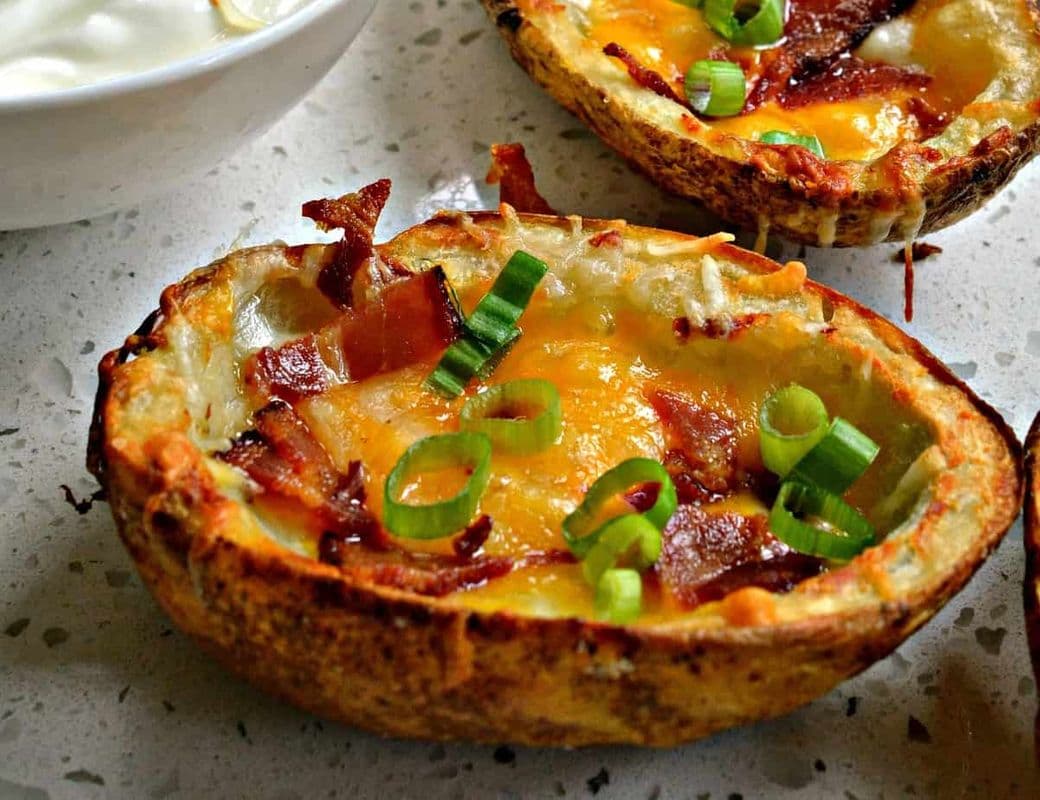Pelures de pomme de terre (4 mcx) / Potato Skins (4 Pcs)