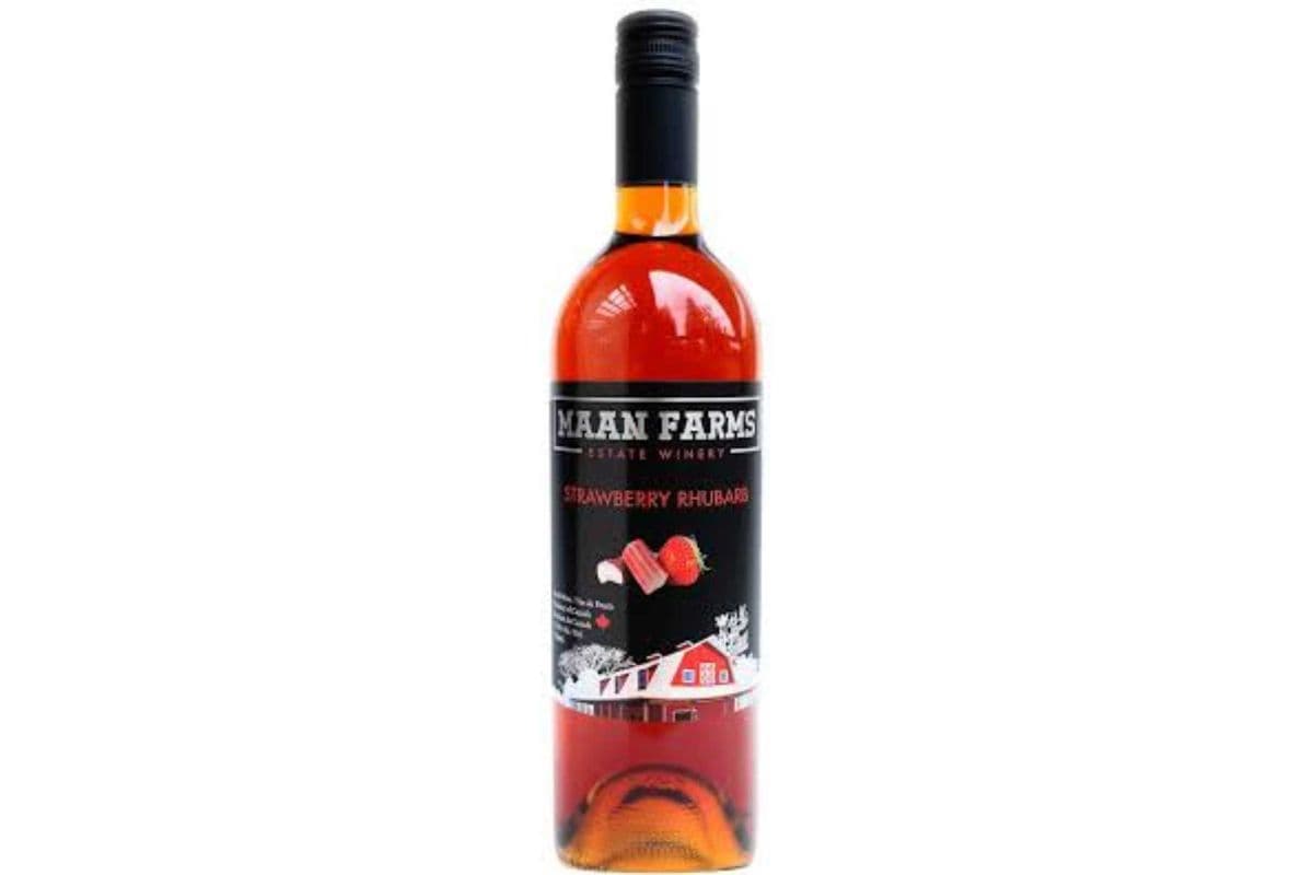 652313 - Maan Farms Strawberry Rhubarb Wine, BC (1 x 750ml)