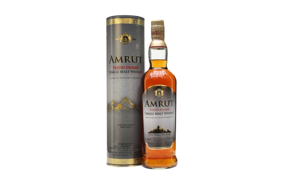 Amrut Peated Indian Single Malt Scotch (1 x 750 ml)