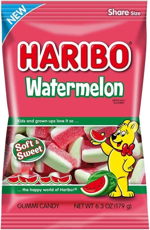 Haribo Friandise Melon D'Eau 117g / Haribo Watermelon 117g